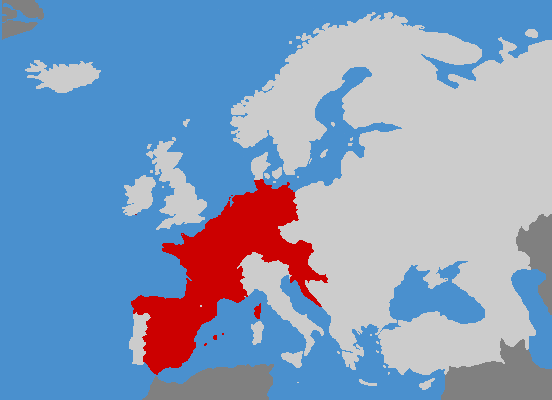 European countries cached in